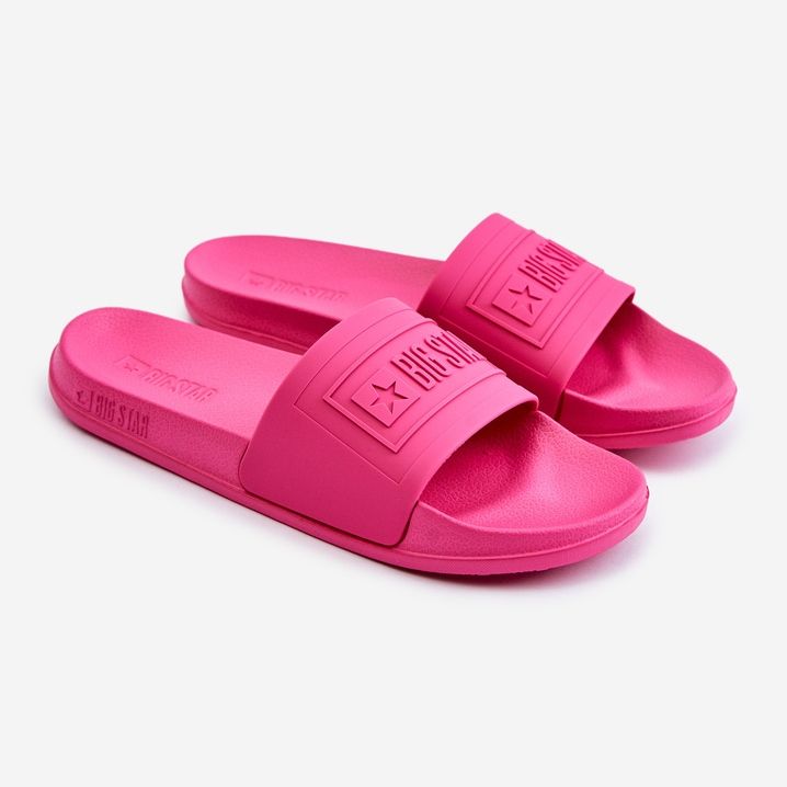Leichte Damen-Flip-Flops Big Star OO274037 Fuchsia rosa 1