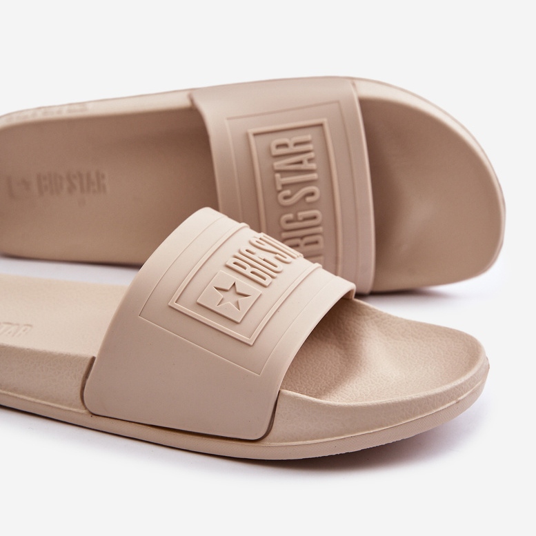 Leichte Damen-Flip-Flops Big Star OO274035 Beige 2