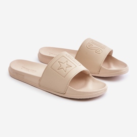 Damen-Flip-Flops aus Schaumstoff Big Star OO274043 Beige 1