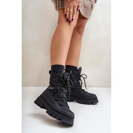 Lee Cooper Damen-Schneestiefel mit Reißverschluss LCJ-24-47-3144 Schwarz 2