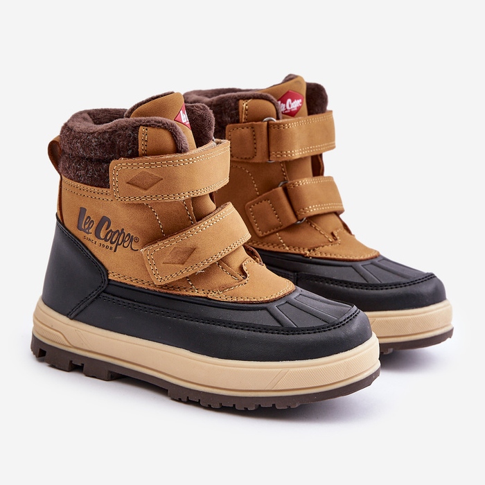 Isolierte Schneestiefel für Jungen Lee Cooper LCJ-23-01-2059 Camel braun 1