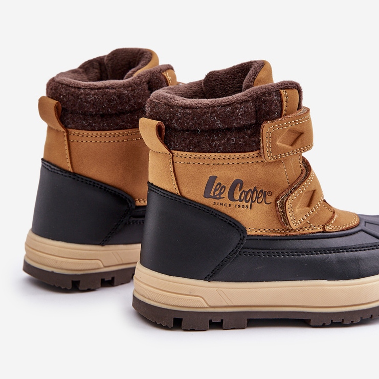 Isolierte Schneestiefel für Jungen Lee Cooper LCJ-23-01-2059 Camel braun 2