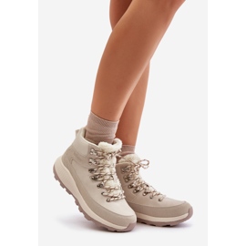 Leichte Damenstiefel mit Reißverschluss Lee Cooper LCJ-24-03-3071 Hellbeige 1