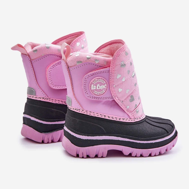 Kinder-Schneestiefel mit Klettverschluss Lee Cooper LCJ-24-44-2863K Pink rosa 2