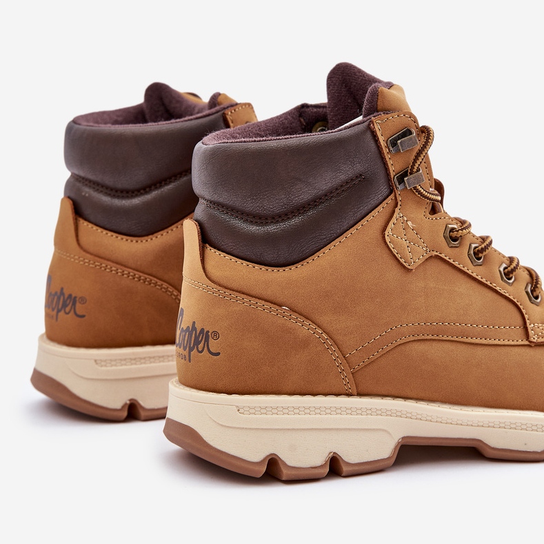 Lee Cooper Herren-Wanderschuhe Trappers LCJ-24-01-2949 Camel braun 1