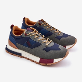 Isolierte Herren-Sneaker Lee Cooper LCJ-24-03-3006 Grau 1