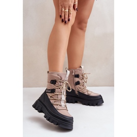 Damen-Schneestiefel mit Reißverschluss Lee Cooper LCJ-24-47-3143 Beige 2