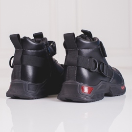 Schwarze Stiefel für Jungen 2