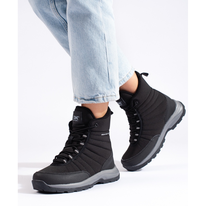 Hohe Trekkingschuhe von DK Aquaproof für Damen schwarz 1