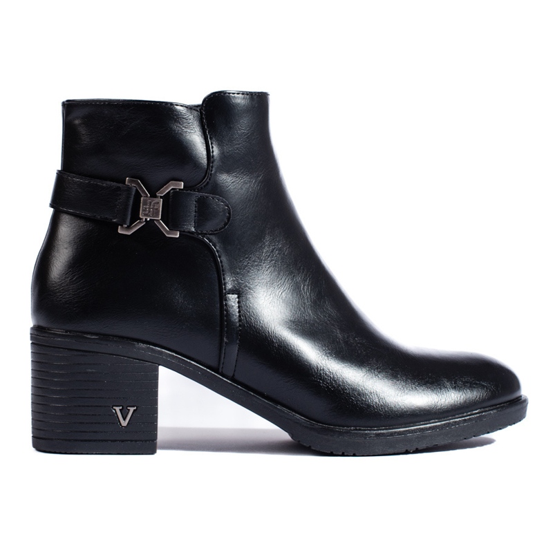 Schwarze elegante Stiefeletten von Potocki 1