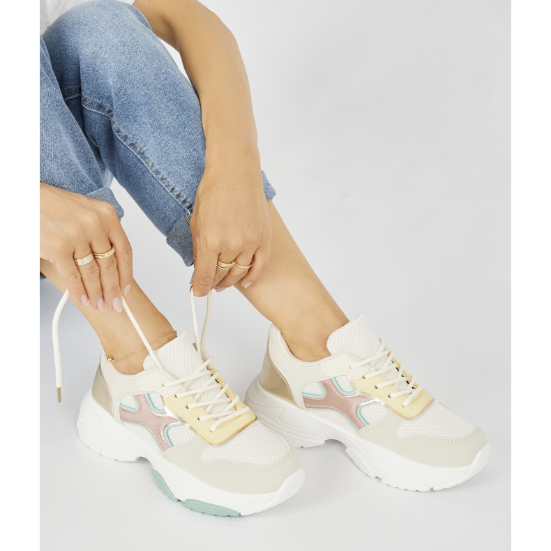 Seastar Goldene Damen-Sneaker beige 1