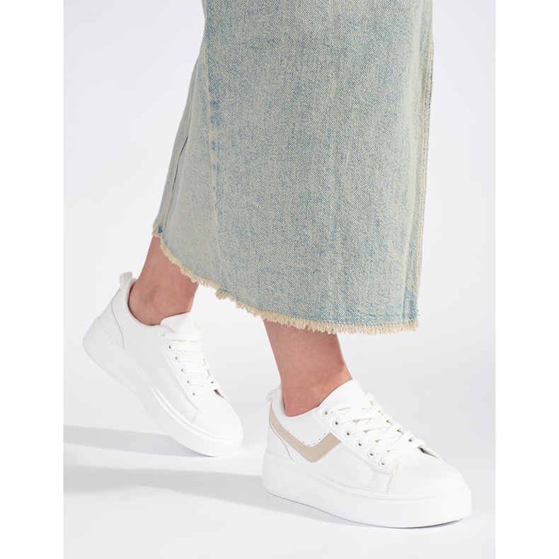 Damen-Plateauschuhe aus Wildleder schwarz 2