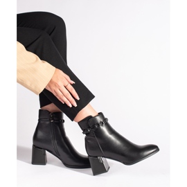 Schwarze, elegante Damenstiefeletten 2