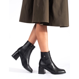 Goodin Klassische schwarze Damenstiefeletten 1