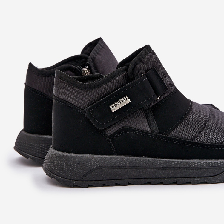 Isolierte Herren-Winterschneestiefel Progress PROGJ-22-153 Schwarz 1