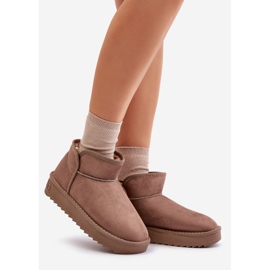 Plateau-Schneestiefel für Damen D.Franklin DFSH370010 Taupe beige 1