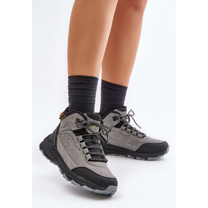 McKeylor 14011 isolierte Trekkingschuhe für Damen, Grau 2