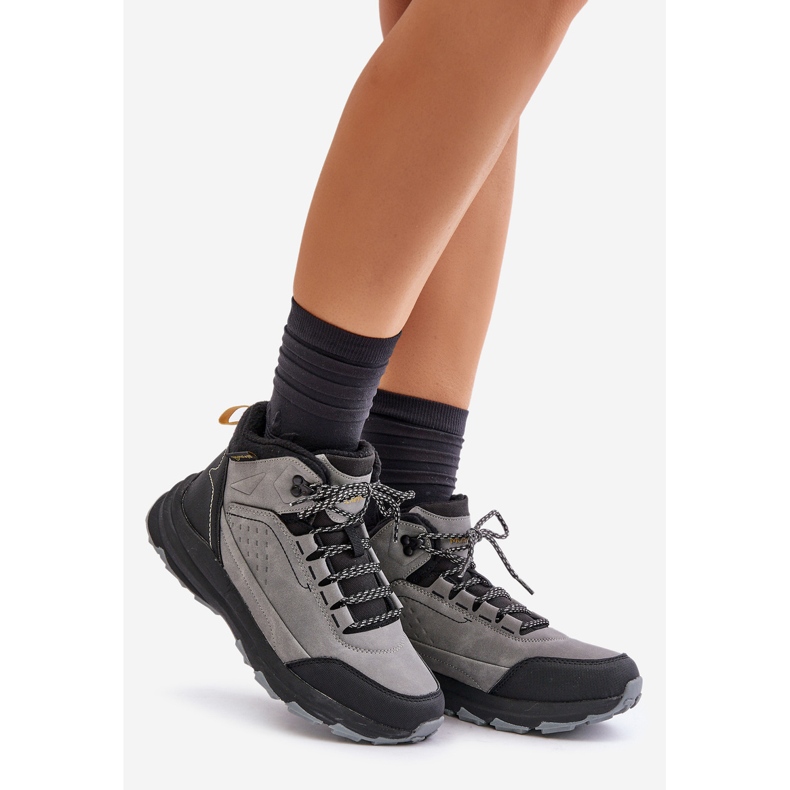 McKeylor 14011 isolierte Trekkingschuhe für Damen, Grau 1