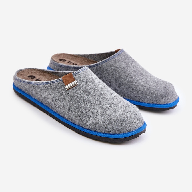 Herrenhausschuhe Home Shoes Inblu SI000023 Hellgrau 1