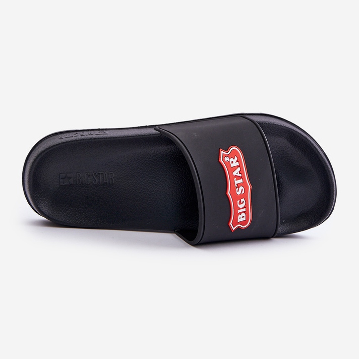 Herren-Flip-Flops mit Big Star-Logo OO174028 Schwarz 1