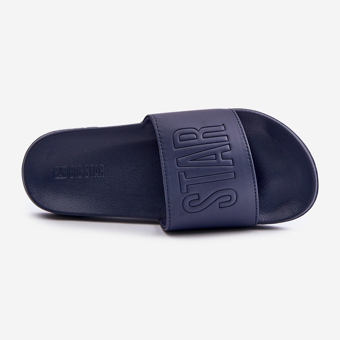 Leichte Herren-Flip-Flops mit Big Star-Logo OO174031 Marineblau 1