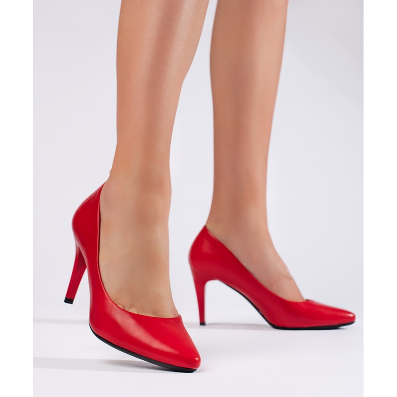 Rote Stiletto-Pumps von Sergio Leone 2