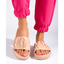 Beige Damen-Flip-Flops 1