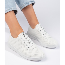 Seastar Weiße, durchbrochene Damen-Sneaker 1