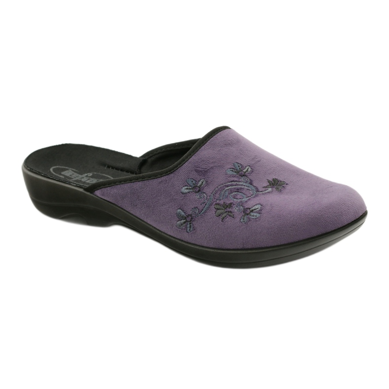 Befado Damenschuhe Hausschuhe 552D006 Hausschuhe lila mehrfarbig 1