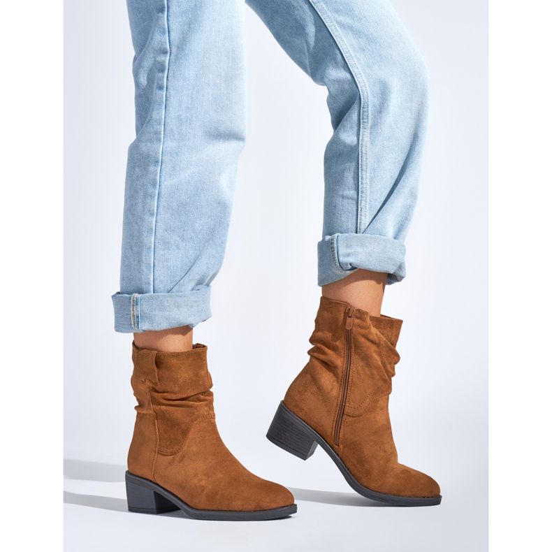 Braune Cowboystiefel für Damen 1