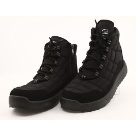 Isolierte Herren-Winterschnürstiefel Progress PROGJ-24-153 Schwarz 9