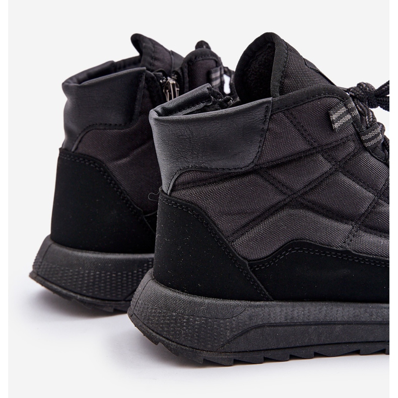 Isolierte Herren-Winterschnürstiefel Progress PROGJ-24-153 Schwarz 2