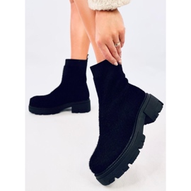 Roanna Schwarze Sockenstiefel 2