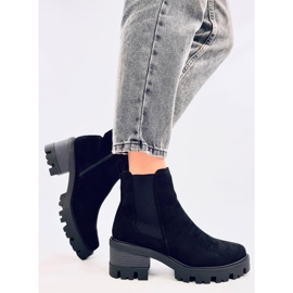 Ragga Schwarze hochhackige Stiefeletten 2