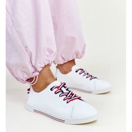 Vinceza-Sneaker aus weißem Leder 1