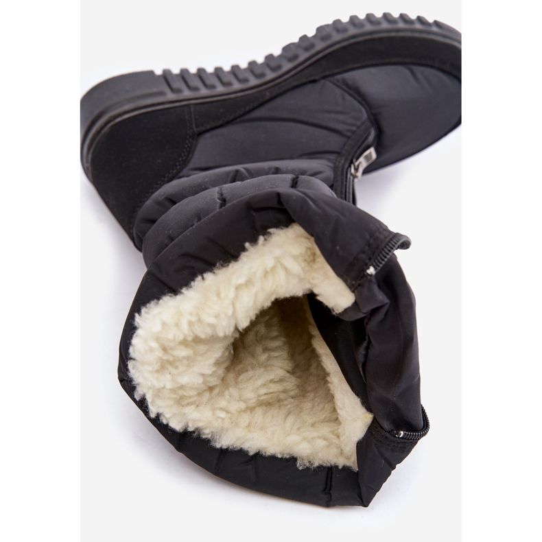 Warme Damen-Schneestiefel Progress PROGJ-24-149 Schwarz 2