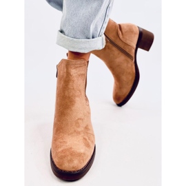 Stiefel mit weitem Absatz Fill Beige 1