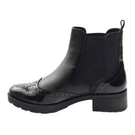 Caprice Stiefeletten Jodhpur Stiefel Damenschuhe 25405 schwarz 2