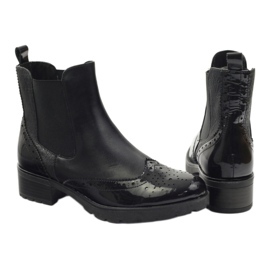 Caprice Stiefeletten Jodhpur Stiefel Damenschuhe 25405 schwarz 3