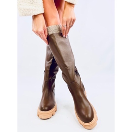 Hewes Army Green klobige Stiefel grün 1