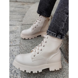 Nicht isolierte Arbeitsstiefel für Damen, beige WS087BE 1