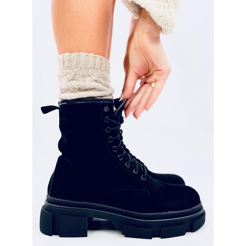 Dazy Black Wildleder-Arbeiter schwarz 2