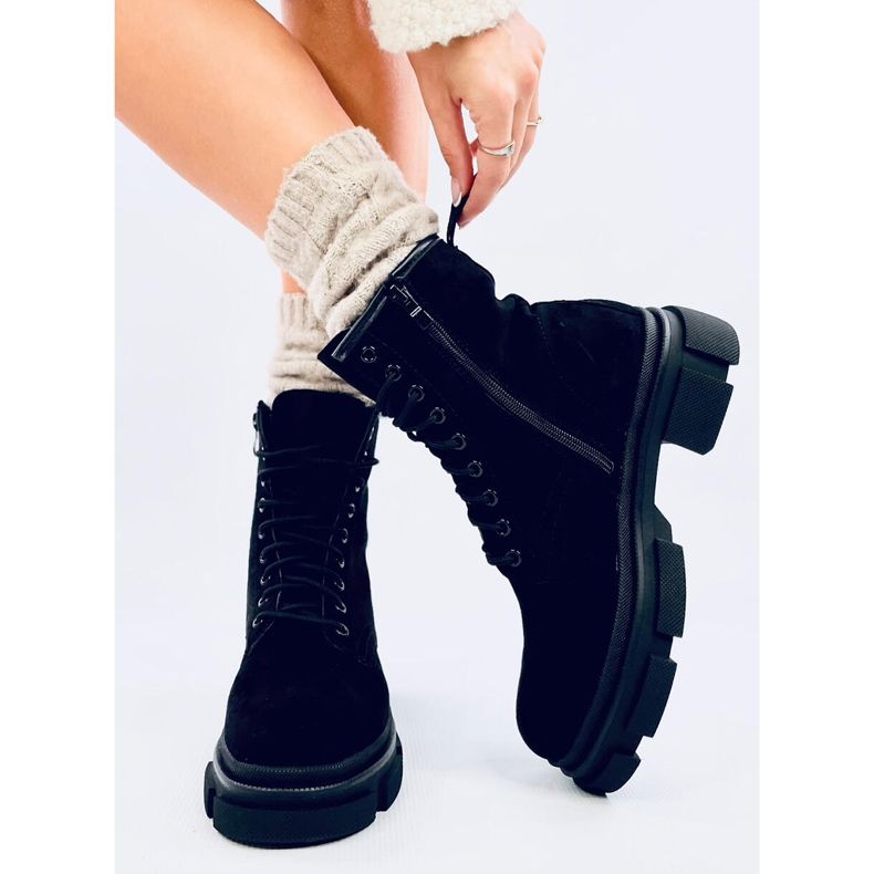 Dazy Black Wildleder-Arbeiter schwarz 1