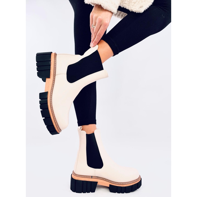 Chelsea-Stiefel für Damen in Bella Beige 1