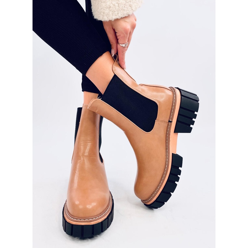 Chelsea-Stiefel für Damen Bella LT.KHAKI braun 1