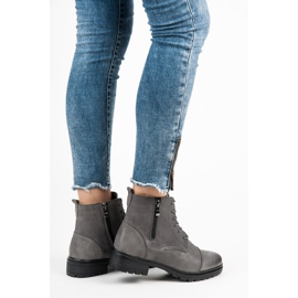 Mazaro Lederarbeiter grau 1