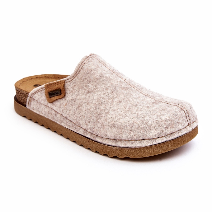 Damen-Hausschuhe Hausschuhe Inblu DJ000010 Hellbeige 2