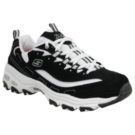 Skechers D'Lites Biggest Fan 11930-BKW Schuhe schwarz 1