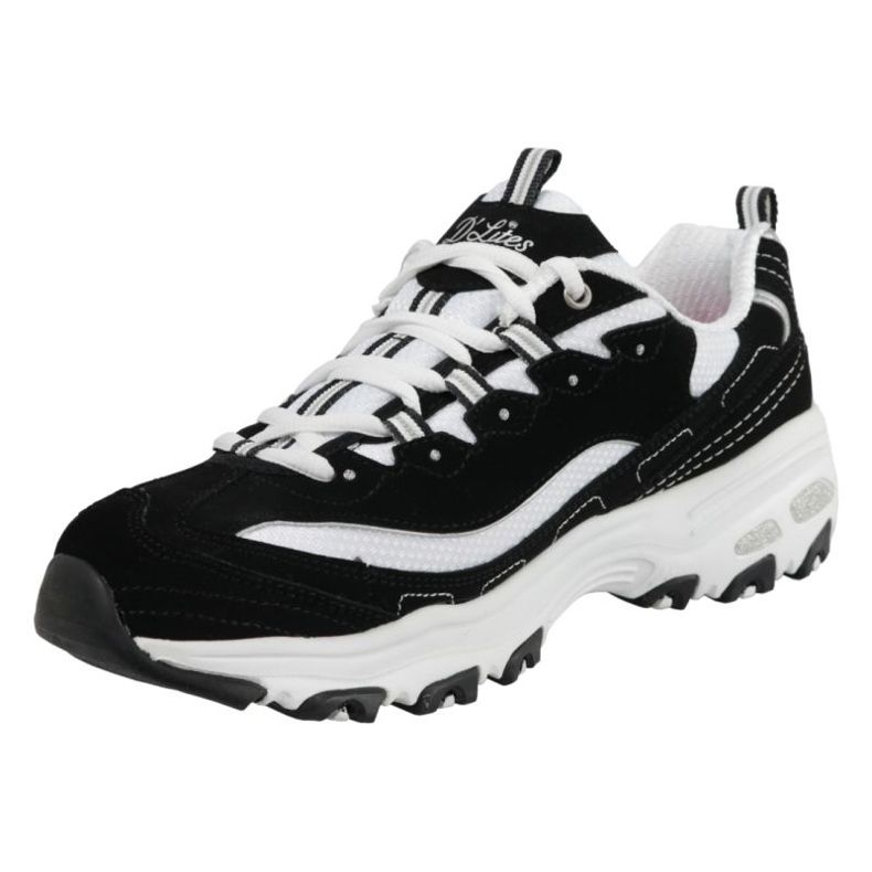 Skechers D'Lites Biggest Fan 11930-BKW Schuhe schwarz 2