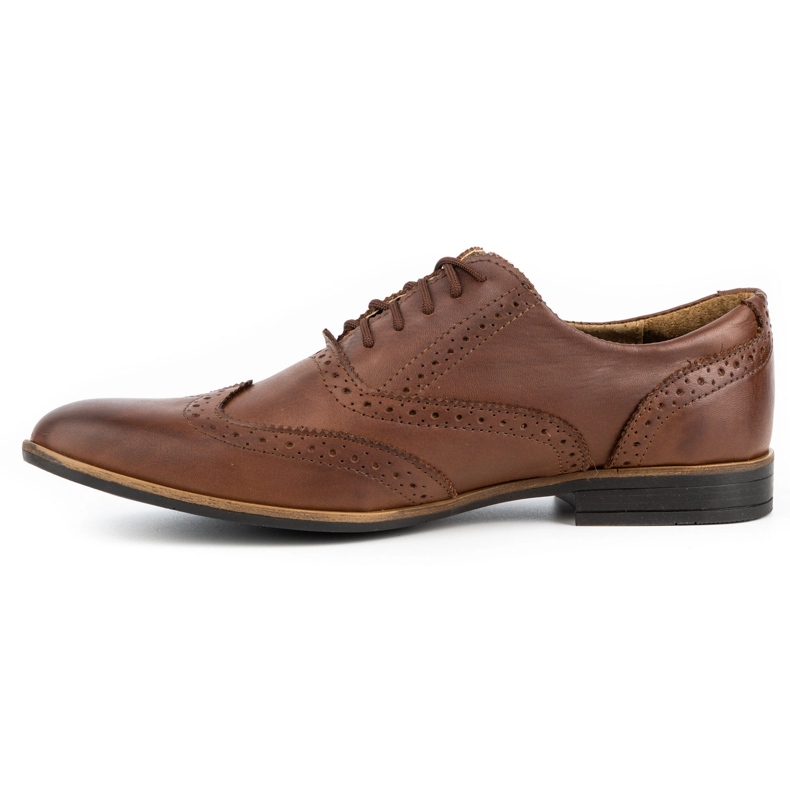 Olivier Lederformelle Schuhe Brogues 306GT braun 4